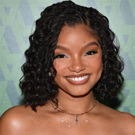 Halle Bailey's Multicolored Nails Don't Really Go Together — But in the