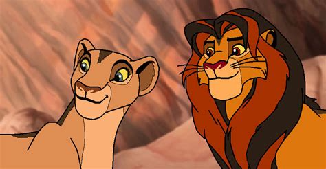 Simba and Nala, the Cubs of Zira Grown up. by Moon-Dust-Eclipse on DeviantArt