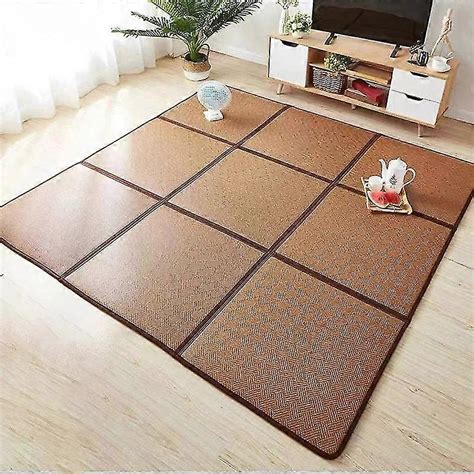 rattan mat summer japanese tatami rugs  carpets  home living room