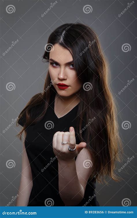 Come here stock photo. Image of girl, portrait, person - 89283656