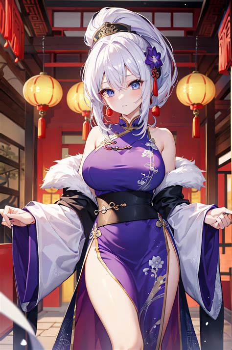 Genshin Impact, Raiden Shogun, Yae Miko, Naked, Big Breast, Pussy