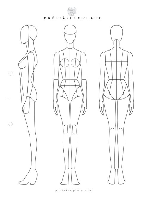 Download Fashion Figure Templates - Prêt-à-Template #fashion #