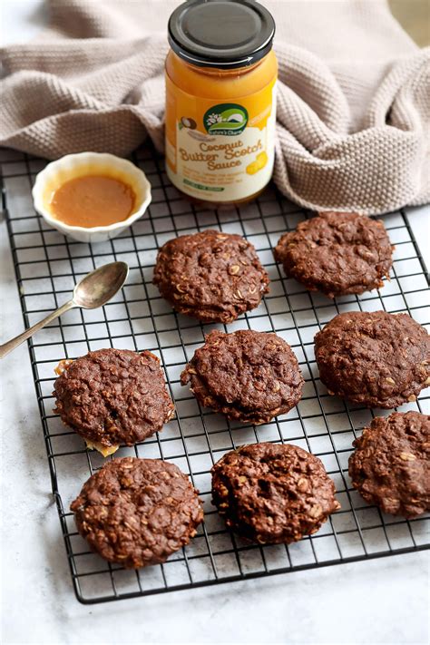 Vegan Caramel Filled Chocolate Cookies - Nadia's Healthy Kitchen