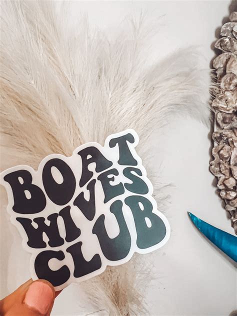 Boat Wives Groovy Decal – Salt Washed Clothing