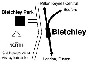 Bletchley | Visit by Train, a station by station guide to tourist ...