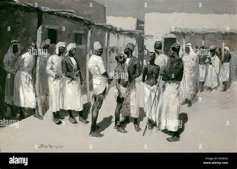 Slave market painting hi-res stock photography and images - Alamy