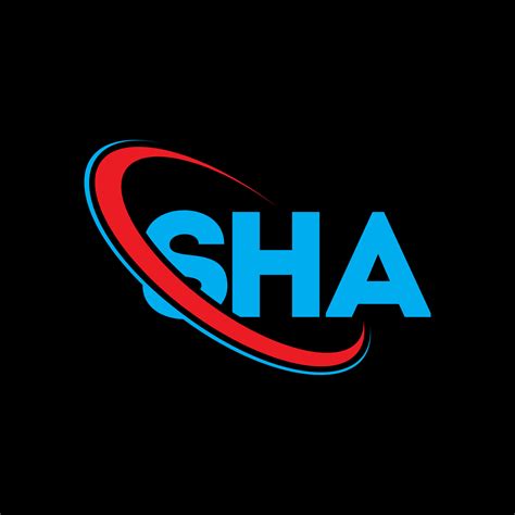 logotipo de sha. sha carta. diseño del logotipo de la letra sha