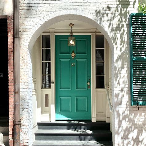 11 Unique Green Front Door Colors - Enthralling Gumption