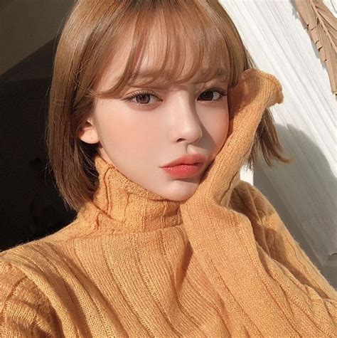 asian ulzzang | Укладка коротких волос, Прически, Корейские прически
