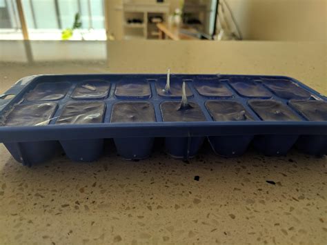The ice in my ice tray formed strange spikes : r/mildlyinteresting