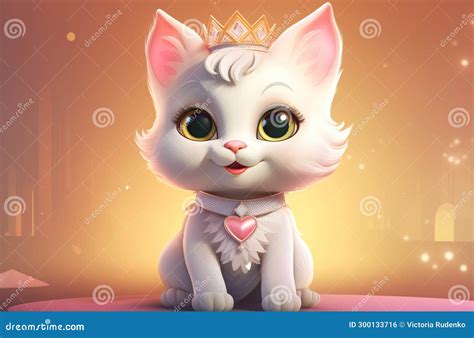 fairy tale princess cat illustration stock photo image  animal