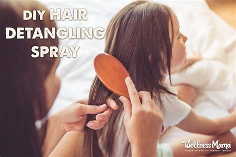 how to make detangling hair spray