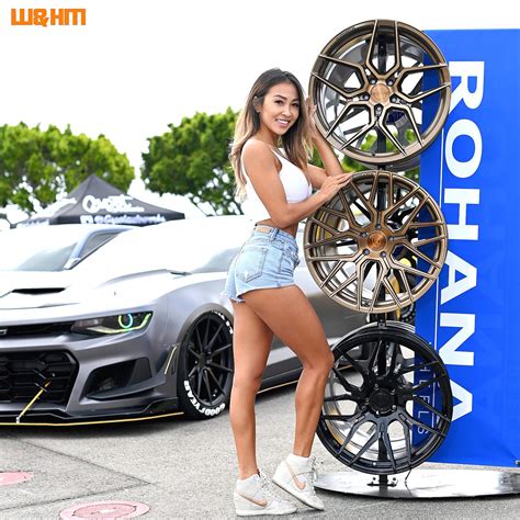 Beautiful Liz Kara for Rohana Wheels at 2019 Torqued Car Show
