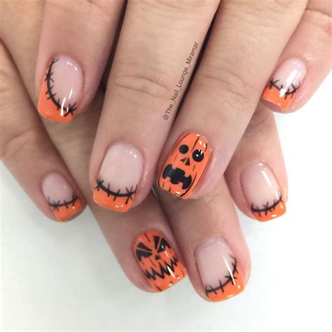 Fall Halloween Nail Designs