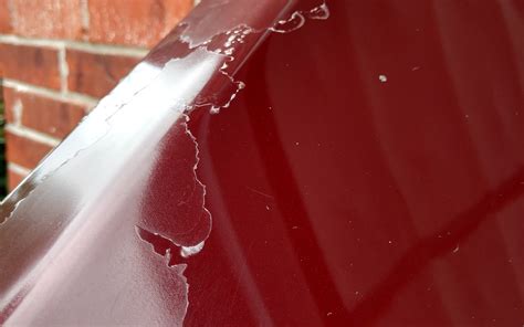 paint peeling off car how to fix