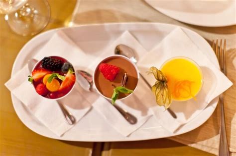 Premium Photo | Set of beautiful italian desserts panna cotta 3 types ...