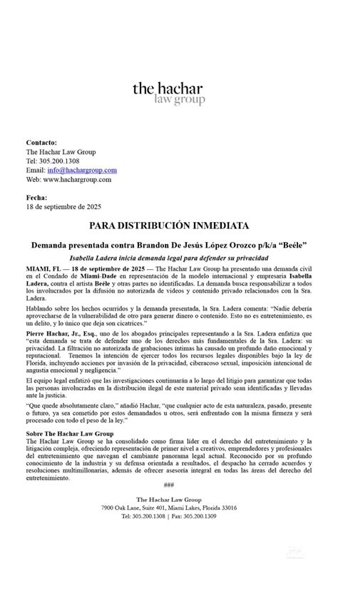 Isabella Ladera demandó a Beéle por filtración de su video íntimo: Esto