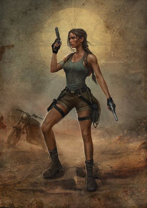 Lara fan art by Sean Nash : r/TombRaider