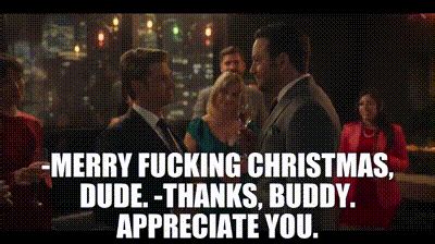 yarn merry fucking christmas dude  buddy
