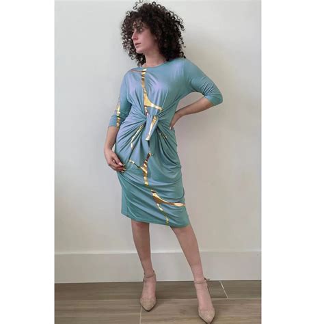Boho Midi Dress By Mikah Aqua – The Mimi Boutique