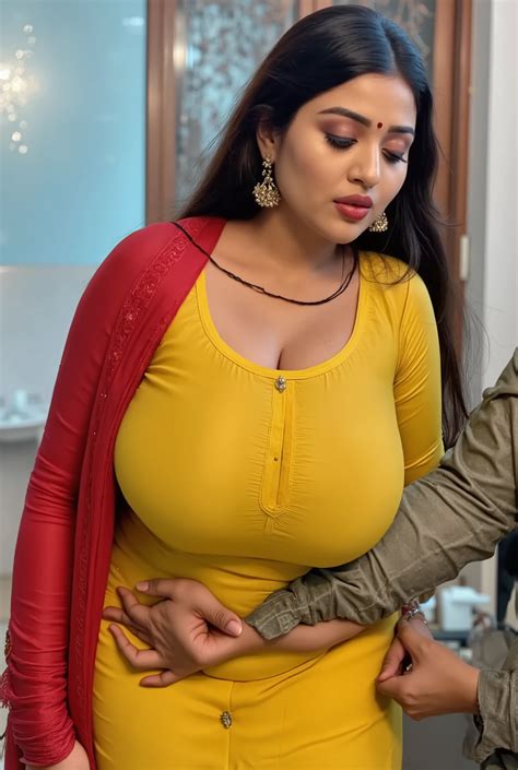 Hot skinny slim healthy south indian sanskari mom aunty body dark brown