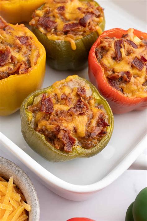 recipes for stuffed bell peppers without rice 2