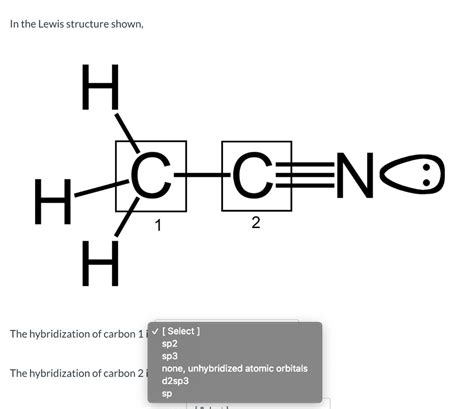 Solved In the Lewis structure shown, H CENO I 2 H The | Chegg.com