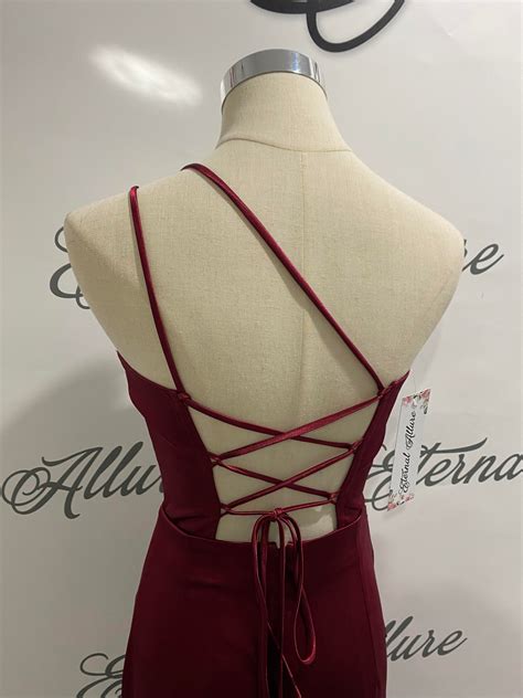 Bella dark red formal dress – Eternal Allure Pty Ltd