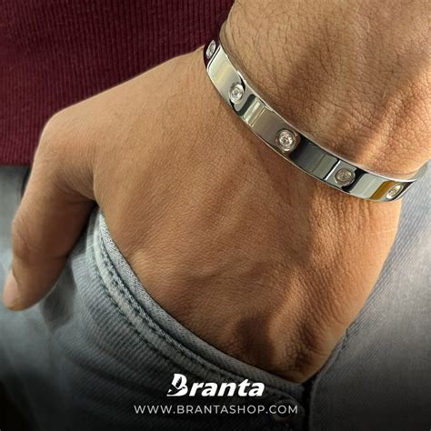 Buy Silver Kada For Men Online - Brantashop