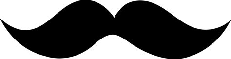 mustache graphic clipart