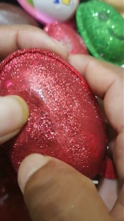 New Colored Glitter Kinder Joy Surprise Eggs 🍫🍪🍫 ASMR #Shorts 59 - YouTube