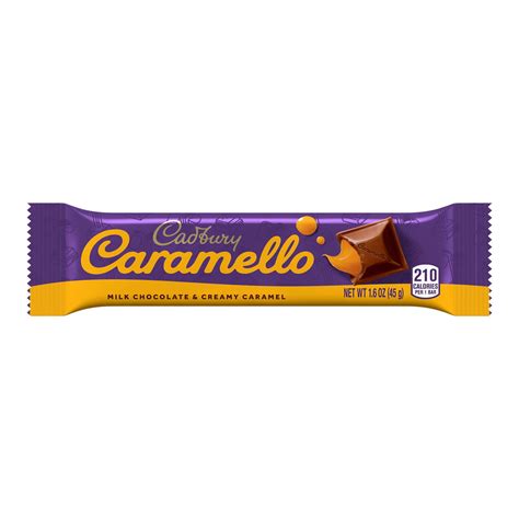 Cadbury Caramello Milk Chocolate Caramel Candy, Bar 1.6 oz - Walmart.com