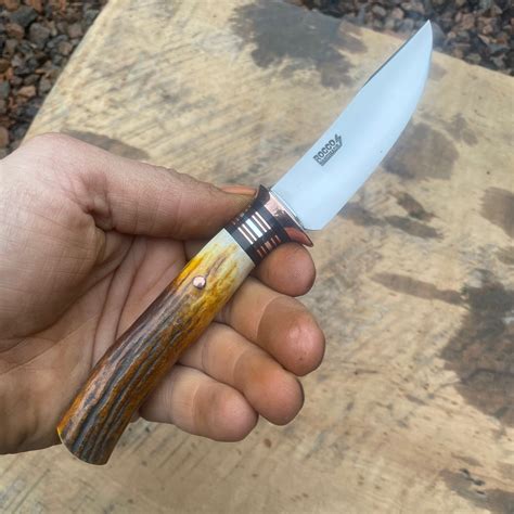Premium Red Stag Lightening Point Trout Knife – Rocco Handmade