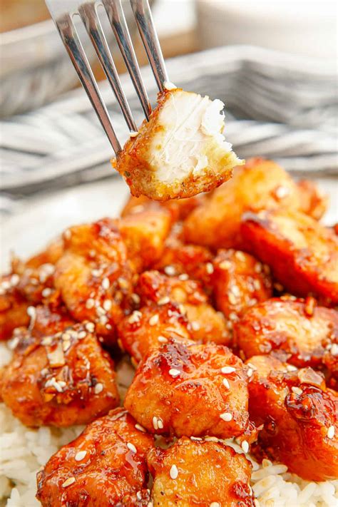 easy  pot honey sesame chicken