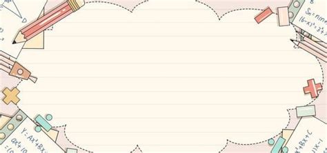 cute hand drawn style mathematics education pink stripes background ...