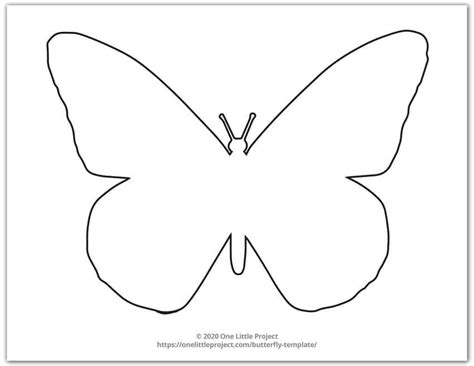 monarch butterfly outline printable printable  templates