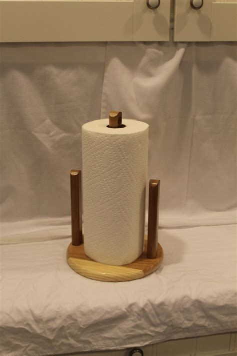 Wooden Paper Towel Holder - Etsy