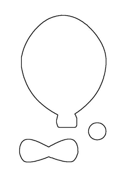 Balão Para Imprimir - Molde de Balão para Imprimir: 20 Modelos Lindos - Dicas Práticas