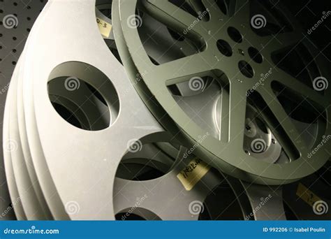 35 Mm Film Reel Perforations Spool, Movie Symbol Stock Image ...