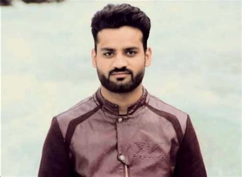 renowned  young social activist  kashmir  muzamil mehmood