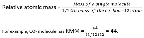 Relative Atomic Mass, Relative Molecular Mass & Mass Spectrometry | A ...