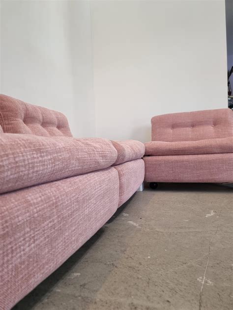 Pink Mario Bellini Modulair Amanta Sofa with Coffeetable for C&B Italia