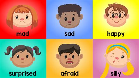 types  emotions printable forms