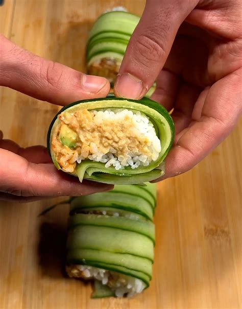 Cucumber Sushi Rolls