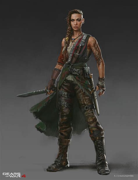 Gears of War 4 Characters by Andrew Domachowski : r/ReasonableFantasy