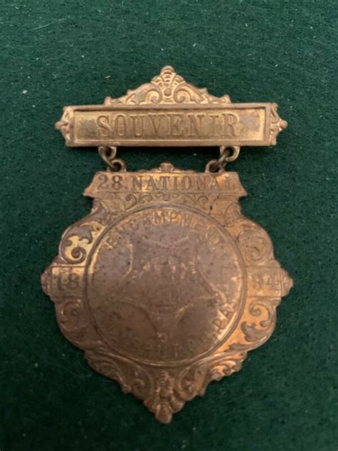 28th National Encampment Pin GAR -- Antique Price Guide Details Page