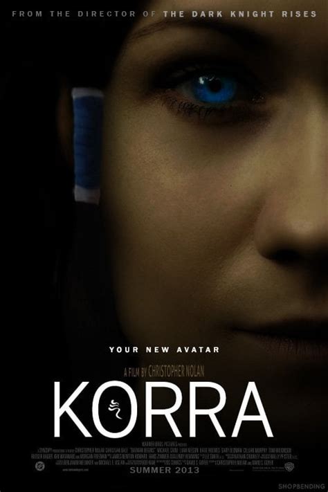 What I thought a live action Korra movie poster would look like ...