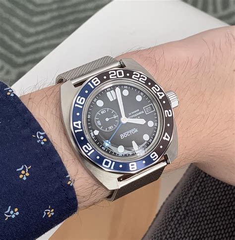 [Vostok Amphibia 170863] Affordable GMT diver : r/Watches