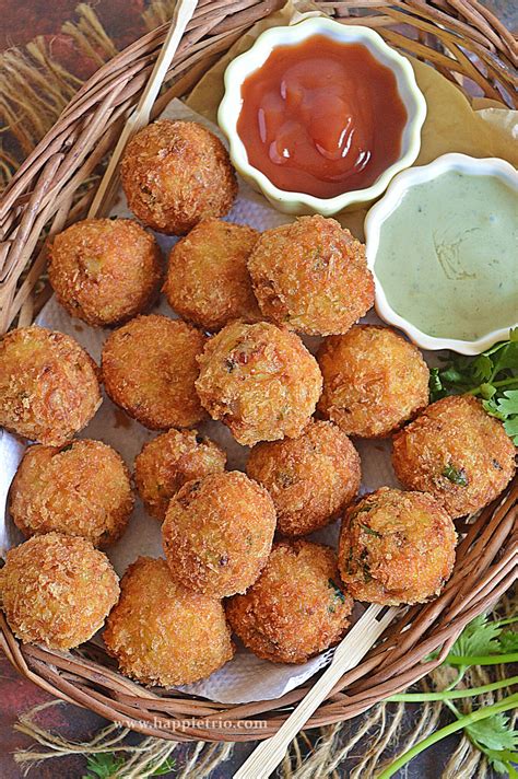 Crispy Chicken Poppers with potato - Cook with Sharmila