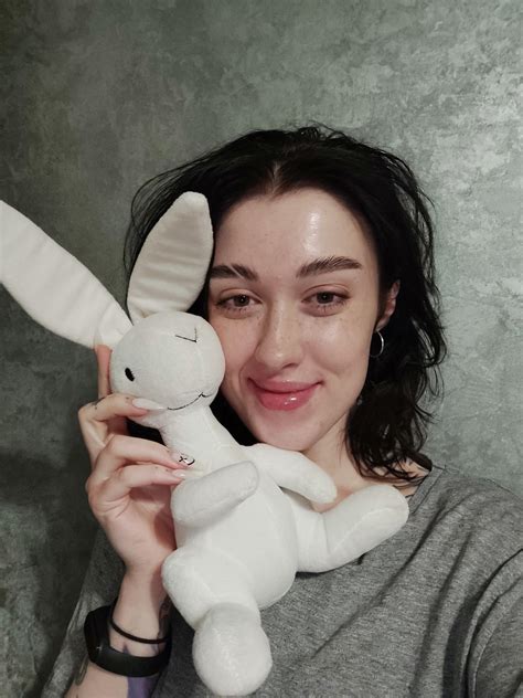 I was given a bunny, my love for plush toys is reaching a new level🐰